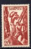 Sarre Occupation Française N° 242 XX  20 F. Brun-rouge  Sans Charnière TB - Nuevos