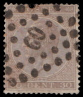 Belgique 1865. ~ YT  19 - 30 C. Léopold 1er - 1865-1866 Linksprofil