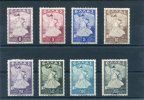 1945-Greece- "Glory" Issue- Complete Set MH (few With Lightly Toned Gum) - Nuovi
