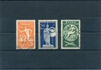 1954-Greece- "N.A.T.O." Airpost Issue- Complete Set Used (4.000dr. Some Foxing) - Gebraucht