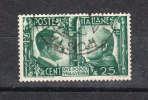 Italia   -  1941.  Hitler E Mussolini. Fratellanza Italo-Tedesca  25 Cent.  Buona Centratura . Viaggiato, Timbro Lusso - Afgestempeld