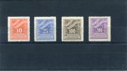 1943-Greece- "Lithographic" Postage Due Issue- Complete Set MH - Unused Stamps