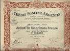 CREDIT FONCIER ARGENTIN - Banque & Assurance