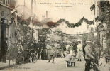 PONT LEVOY (41) Fete D'aviation 1910 Rue Décorée Superbe Animation - Andere & Zonder Classificatie