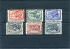 1943-Greece- "Winds (part II)" Airpost Issue- Complete Set MNH - Unused Stamps