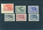 1943-Greece- "Winds (part II)" Airpost Issue- Complete Set MNH - Unused Stamps