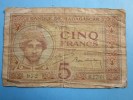 Billet De Banque De Madagascar Cinq Francs (ancienne Colonie Française) - Madagaskar