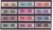 1947-48 Parcel Post Cpl Set  Of  12  Sassone Cat. N° 1/12  Mint Hinged - Postal And Consigned Parcels