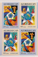 2006 Aserbeidschan Azerbaycan   Mi. 638-9 DD**MNH  Europa  Integration. - 2006