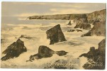 United Kingdom, Bedruthan Steps, 1954 Used Postcard [P8903] - Autres & Non Classés