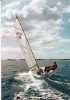 BATEAU DE PLAISANCE -VOILIERS "CLUB J" DERIVEUR DE COMPETITION ,BEAU PLAN  REF 26753 - Vela