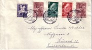 PAYS-BAS - BEL AFFRANCHISSEMENT DE SOREVENHAGE EN 1947 POURLA SUISSE. - Marcophilie