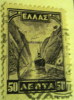 Greece 1927 Corinth Canal 50l - Used - Usati