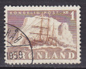 Greenland 1950 Mi. 35      1 Kr Arktisschiff Arctic Sailing Ship Gustav Holm - Used Stamps