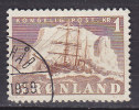 Greenland 1950 Mi. 35      1 Kr Arktisschiff Arctic Sailing Ship Gustav Holm - Gebruikt