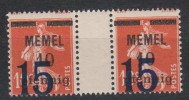 Memel,34,ZW,postfrisch (131) - Memel (Klaïpeda) 1923