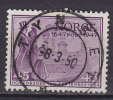 Norway 1947 Mi. 329    45 Ø Norwegische Post Erster Eisenbahn 1854 Deluxe TYNSET Cancel !! - Oblitérés