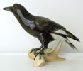 Statuette ROYAL DUX Oiseau Bird Porcelaine Réveilleur Lifesize Figurine - Other & Unclassified