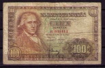 BILLETE DE 100 PESETAS DE 1948 - FCO BAYEU - USADO - 100 Pesetas