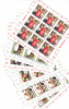 MUSHROOMS,CAMPIGNONS 2008 MINISHEET FULL SET, MNH,ROMANIA.PRICE FACE VALUE! - Full Sheets & Multiples