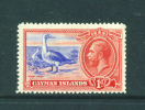 CAYMAN ISLANDS  -  1935  George V  1d  MM (hinge Remainders) - Iles Caïmans