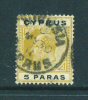 CYPRUS  -  1903  Edward VII  5pa  FU - Zypern (...-1960)