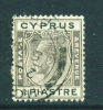 CYPRUS  -  1924  George V  3/4pi  FU - Chypre (...-1960)