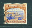 CYPRUS  -  1934  George V  1/4pi  FU - Chypre (...-1960)