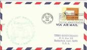 TWA FIRST JET FLIGHT NEW YORK-HONG KONG 1966 - Briefe U. Dokumente