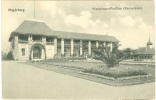 Magdeburg, Kronprinzen-Pavillon (Rennwiesen), Feldpost AK 1918 - Magdeburg