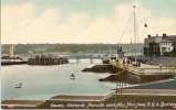 AK Litho Victoria Parade And New Pier From Royal Yacht Squadron R.Y.S. Battery I.o.W. Um 1920 - Cowes