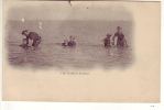 Leçon De Natation (famille En 1900, En Maillot De Bains, Dans La Mer) - Swimming