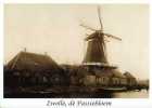 ZWOLLE (Ov.) - Molen/moulin - Historische Opname Van Molen De Passiebloem. Sepiabruin, Ca. 1920 - Zwolle