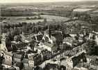 Cher  -gd Format - Ref B234- Les Aix D Angillon - Vue Aerienne Sur L Eglise Et La Place - Carte Bon Etat  - - Les Aix-d'Angillon