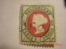 HELIGOLAND, MICHEL# 14e, 10pf, Blaulichgrun/karmin & Rot, 1890, USED - Heligoland