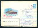 PS8938 / ATOMIC 25 YEARS OF THE FIRST NAVIGATION Icebreaker Lenin 1984 Stationery Entier Russia Russie - Atome