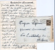 Busta Con Lettera Con Fr. Posta Aerea C.50 1944 - Lot. ITA19 - Storia Postale (Posta Aerea)