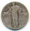 1929 , STANDING LIBERTY QUARTER - 1916-1930: Standing Liberty