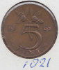 @Y@  Nederland  5 Cent  1969  UNC  (1821)  Vis - 1948-1980 : Juliana