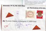 017bt: Österreich- ATM- Bedarfsbeleg Kärnten Völkermarkt 2000 - Lettres & Documents