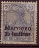 Maroc - Marokko / Y&T No 10 Mi Nr 10 / 3.60 Euros - Deutsche Post In Marokko