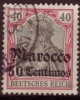 Maroc - Marokko / Y&T No 26 Mi Nr 27 / 11 Euros - Deutsche Post In Marokko