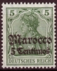 Maroc - Marokko / Y&T No 34* Mi Nr 35* / 10 Euros - Deutsche Post In Marokko