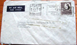 ==  Australia, 1955 Olimpic Stempel - Lettres & Documents