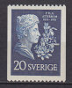 Sweden 1955 Mi. 411 C     20 Ö Todestag Von Per Daniel Amadeus Atterbom, Dichter & Literaturhistoriker MNH** - Unused Stamps