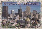 GEORGIA'S CAPITAL CITY, ATLANTA,GLINTENS IN THE BRILIANTCE OF A NEW DAY. POSTCARD, CARTE POSTALE, PERFECT SHAPE, S.U.A. - Subway