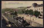 69 - Lamure-sur-Azergues - Groupe Scolaire Et Le Train Venant De Lyon - Colorisée - RARE ! - Lamure Sur Azergues