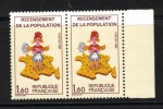 FRANCE N° 2202 & 2202 A Tenant à Normal Sans Le 7 ** - Unused Stamps