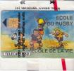 Telecarte ECOLE DU RUGBY, ECOLE DE LA VIE, STADE TOULOUSAIN, 1992 (tirage 11000 Ex), Neuve Sous Blister - 50 Einheiten