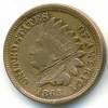 1863 , INDIAN HEAD CENT , UNCLEANED COIN - 1859-1909: Indian Head